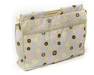 Multicolour Circle Print Craft Bag