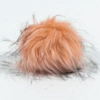 Pink Faux Fur 15cm Pompom