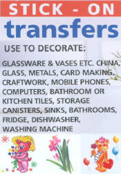 Large Stick On Transfers