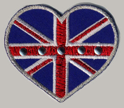 Studded Union Jack Heart 