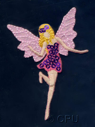 Pink Fairy with Yellow Hair 