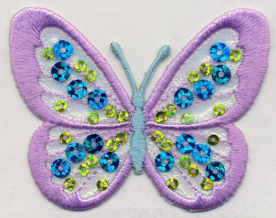 Lilac White Butterfly 