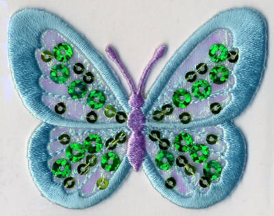 Blue Green Butterfly 