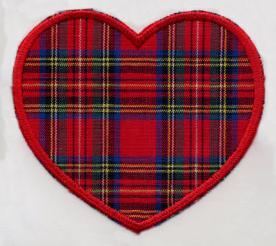 Red Tartan Heart 