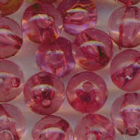 Pink Transparent Beads